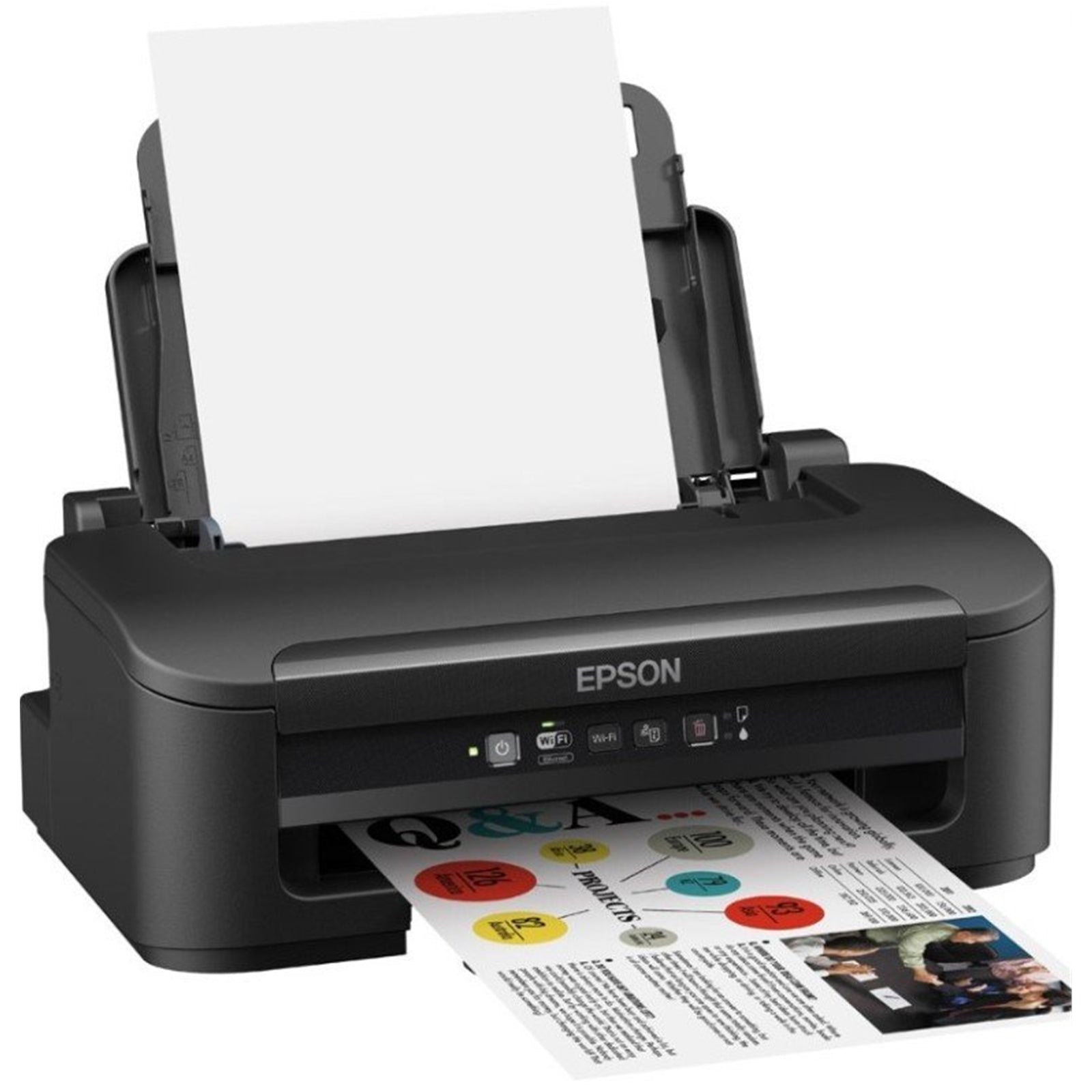 Epson WorkForce WF-2110W C11CK92401 Inkjet Printer, A4, Colour, Wireless, USB & Ethernet-PCR Business Solutions Ltd